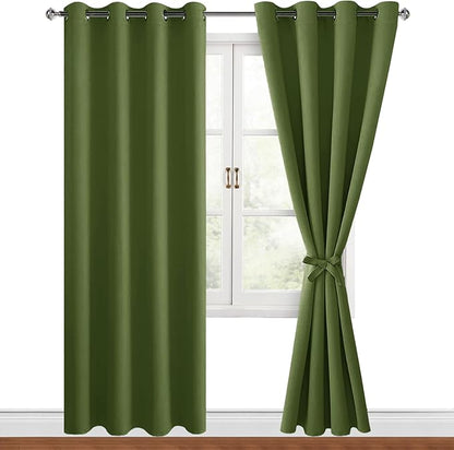 Hiasan Blackout Curtains for Bedroom, 52 x 84 Inches Long - Image 7
