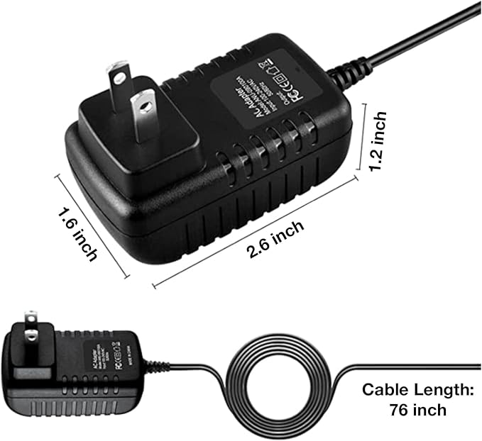 AC-DC Adapter Replacement for GoveeLife Govee Life H7140 Smart Humidifiers for - Image 3