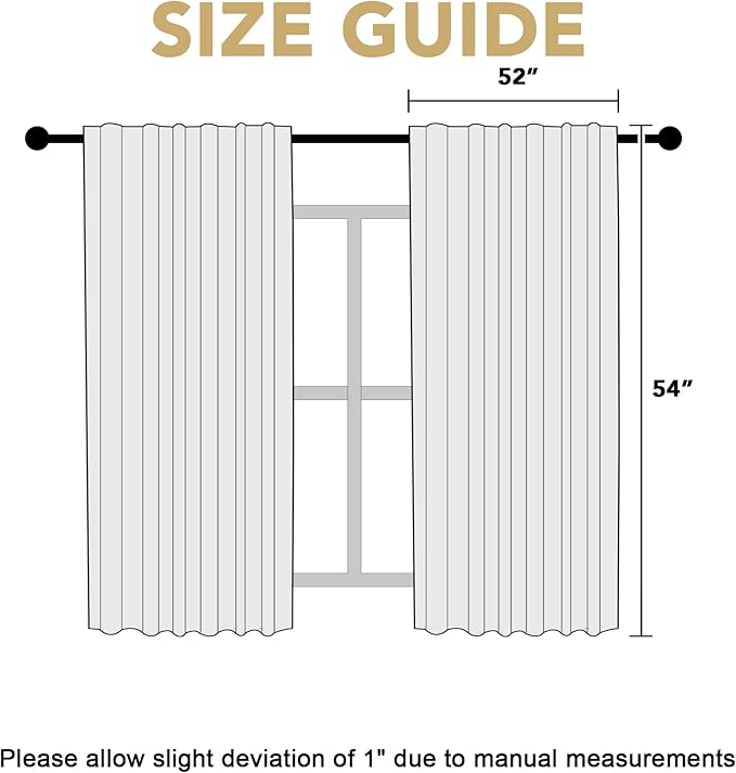 H.VERSAILTEX Blackout Curtains Thermal Insulated Window Treatment Panels Room - Image 7