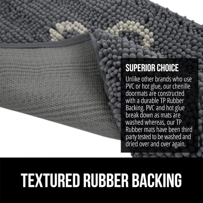GORILLA GRIP SOAKSTOPPER Dog Door Mat, Machine Washable Rug Absorbent Doormat - Image 5