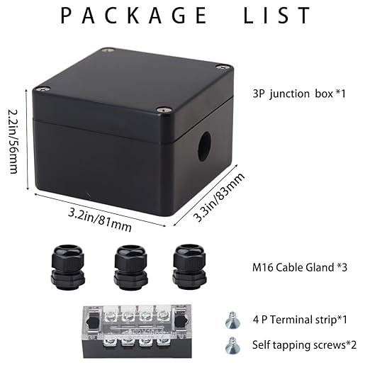 Watertight Junction Box, IP67 Waterproof Electrical Project Box - Image 7