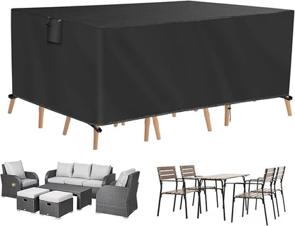 TUOKING Outdoor Furniture Covers Heavy-Duty 420D Waterproof Cover, All-Weather by TUOKING