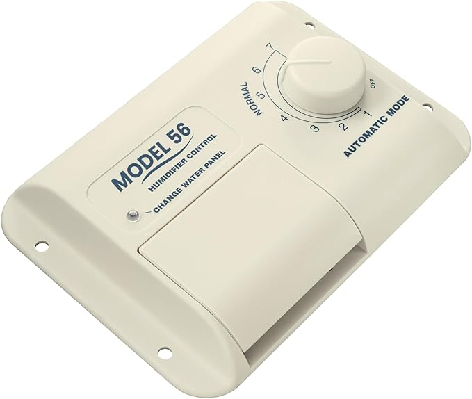 Almond-colored Model 56 Automatic Whole House Humidifier Control Humidistat - Image 3