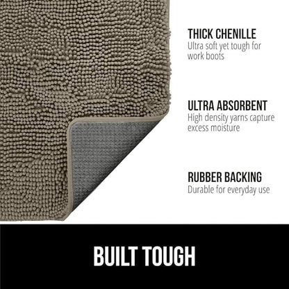 GORILLA GRIP SOAKSTOPPER Dog Door Mat, 48x30 Machine Washable Rug Absorbent - Image 3