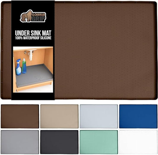GORILLA GRIP Waterproof Silicone Under Sink Mat by GorillaGrip