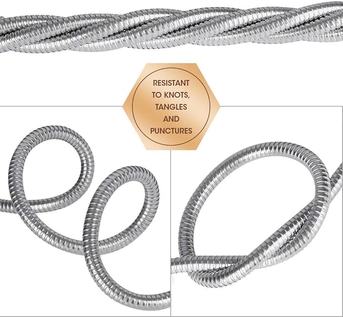 BEAULIFE 304 Stainless Steel Metal Garden Hose Extension 100 Ft - Image 3