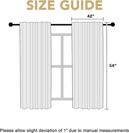 H.VERSAILTEX White Curtains Thermal Insulated Window Treatment Panels Room - Image 6