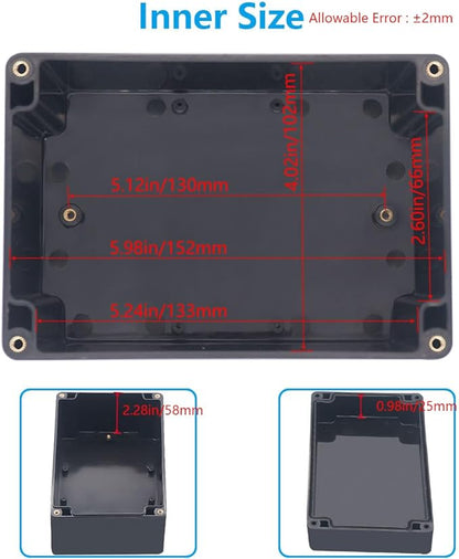 Project Box ABS Black Electrical Boxes IP67 Outdoor Waterproof box Electronic - Image 5