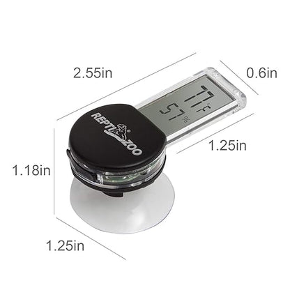 REPTI ZOO Reptile Terrarium Thermometer Hygrometer Digital LCD Display Pet - Image 5