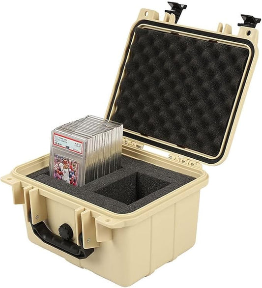 G-PLUS Small Beige Graded Card Storage Box, Compatible by G-PLUS