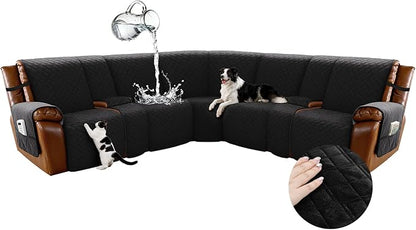 Arfntevss Waterproof Recliner Sectional Couch Covers by Arfntevss