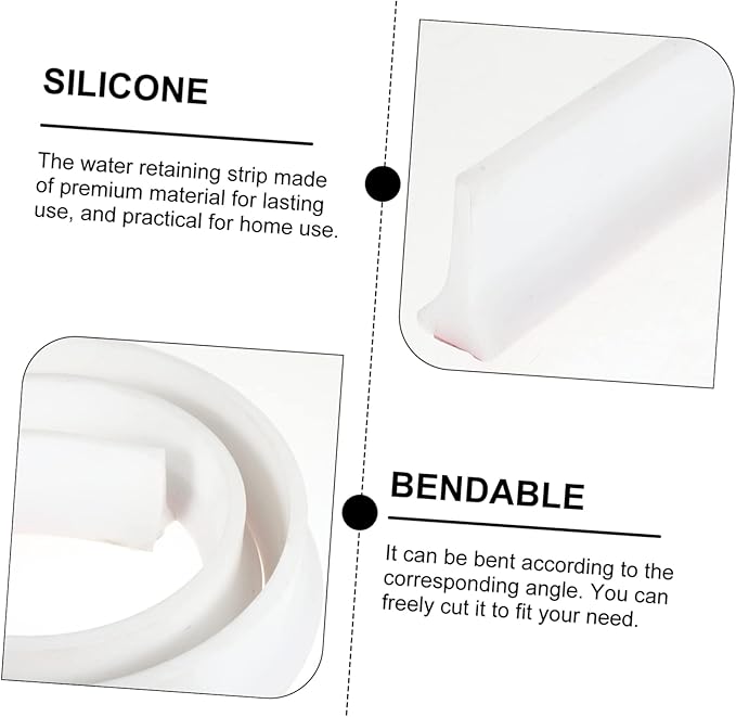 2m Self-adhesive Silicone Water Retaining Strip Sealing Strip - Image 7