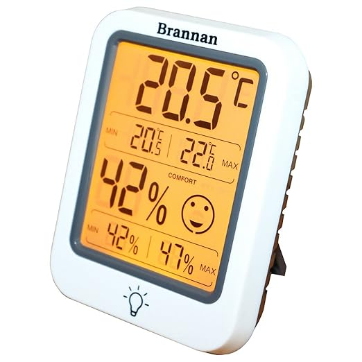 Brannan Digital Room Thermometer Hygrometer Indoor Humidity Meter Accurate - Image 3