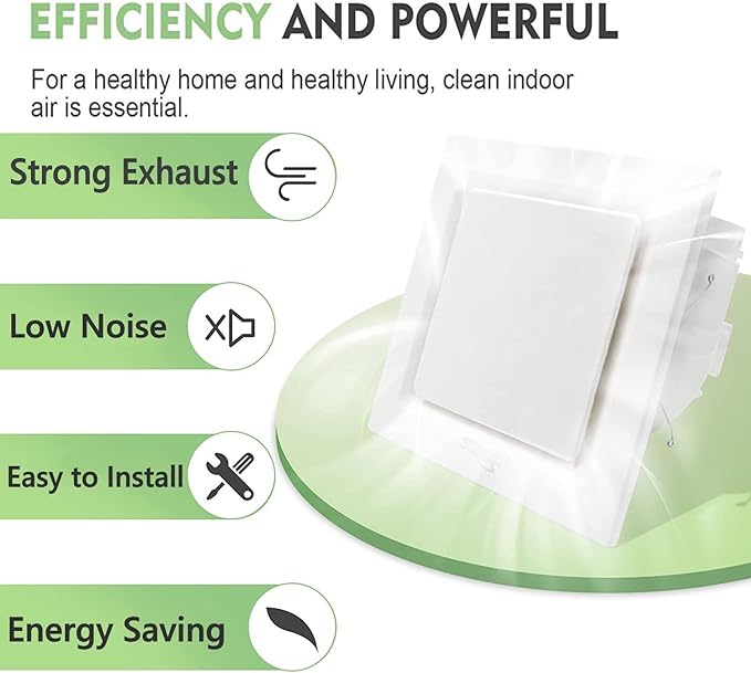 Bathroom Fan Ceiling Mount Exhaust Ventilation Fan Ceiling Exhaust Fan - Image 3