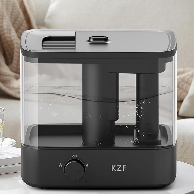 KZF 2.3L Top-Fill Cool Mist Humidifier – Whisper-Quiet, Auto Shut-Off, Baby - Image 3