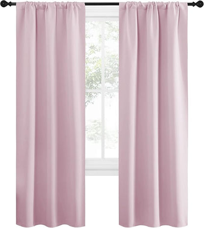 NICETOWN Blackout Curtains for Living Curtains, Room Darkening Draperies Window - Image 2