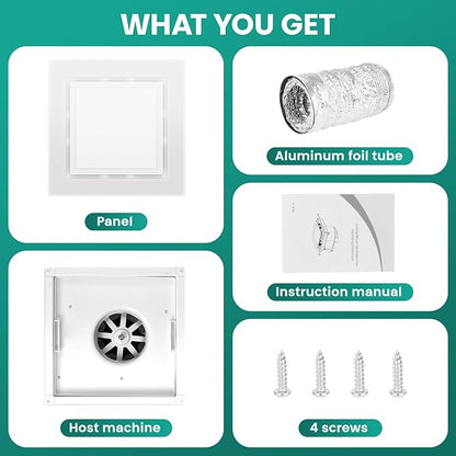 9.8" Panel Bathroom Exhaust Fan - Image 7