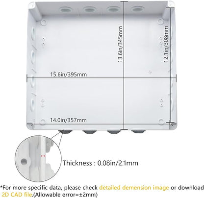 LeMotech ABS Plastic Dustproof Waterproof IP65 Junction Box Universal - Image 3