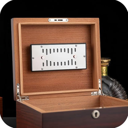 Cigar Humidifier, Stainless Steel Panel Adjustable Humidity Cigar Room - Image 6