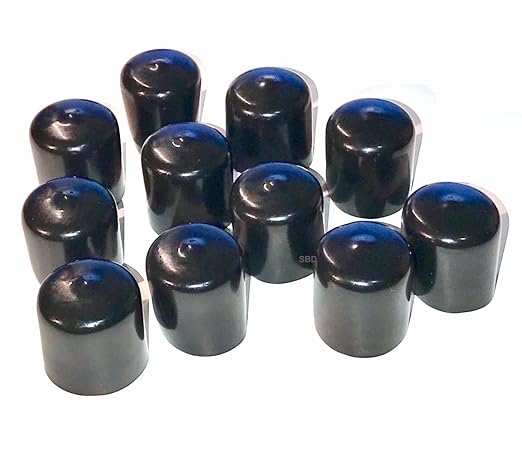 Caplugs: 7/8" to 15/16" Round Black Vinyl Flexible End Cap Bolt Screw Rubber - Image 5