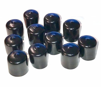 Caplugs: 7/8" to 15/16" Round Black Vinyl Flexible End Cap Bolt Screw Rubber - Image 5
