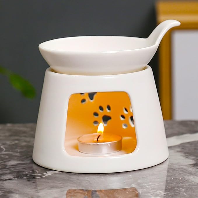 Ceramic Wax Melt Burners, Tea Light Candle Warmer, Essential Oil Burner by Unknown