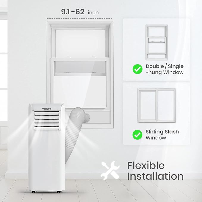 TOSOT 9, 000 BTU Air Conditioner Easier to Install, Quiet and 3-in-1 Portable AC - Image 6