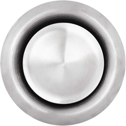 calimaero® TVE 4" Stainless Steel Vents, Round Adjustable Wall Air Vent by Calimaero