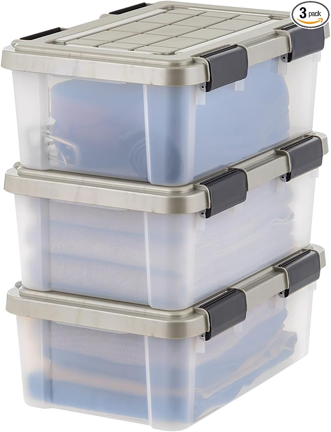 IRIS USA 16 Qt Storage Bins by IRISUSA