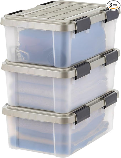 IRIS USA 16 Qt Storage Bins by IRISUSA