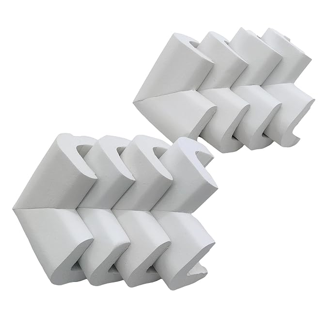 M2cbridge L Shape Extra Thick Furniture Table Edge Protectors Foam) by M2cbridge