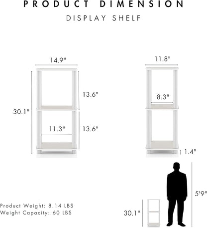 Homes: Inside + Out Apexa Modern 3-Tier Narrow Shelving Units, Collectibles - Image 3