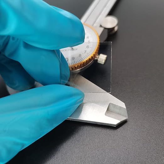 Qunguan Low Resistance ≤1ohm/sq ITO Coated Conductive Glass Cover Slides - Image 3