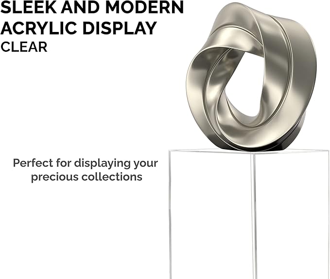 Marketing Holders Clear Tall Pedestal Display Box - Image 4
