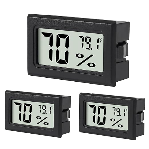 3Pcs Mini Digital Thermometer Hygrometer Electronic Temperature Humidity Gauge by Unknown