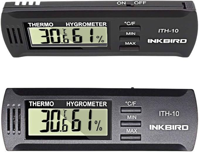 Inkbird ITH10 Digital Thermometer & Hygrometer, Wall Mount, DC 3V, - Image 10