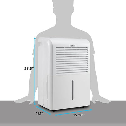 Ivation 4, 500 Sq Ft Dehumidifier - Image 8