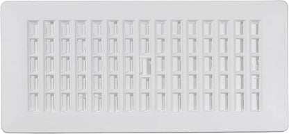 Decor Grates PL410-WH 4-Inch by 10-Inch Plastic Floor Register - Image 5