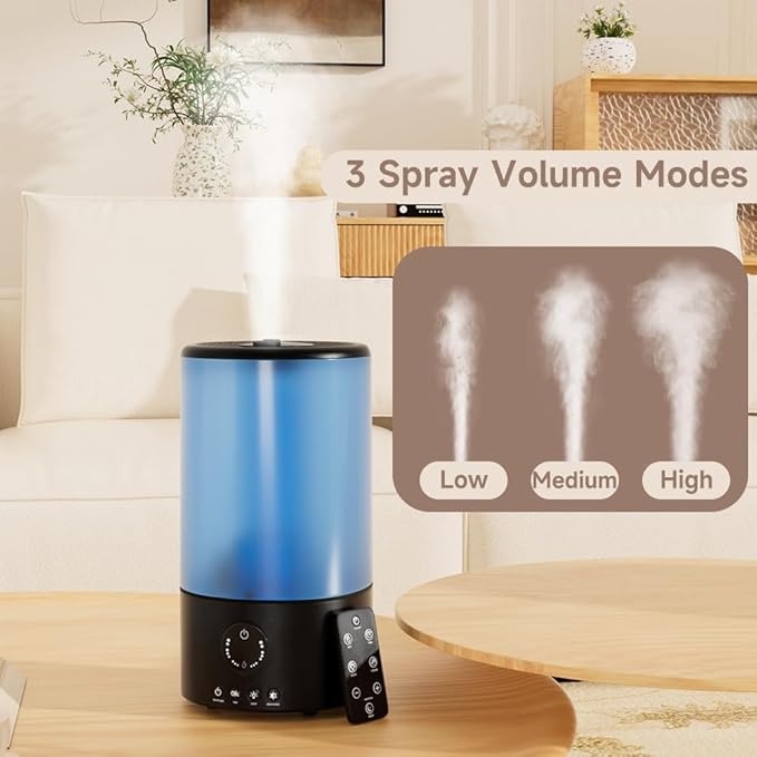 Humidifiers for Bedroom, 3.2L Quiet Ultrasonic Cool Mist Humidifier - Image 7