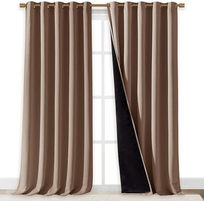 NICETOWN Warm Curtains for Winter, Complete Blackout Shades for Large Window - Image 2