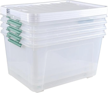 80 L Large Plastic Storage Bins - Image 7