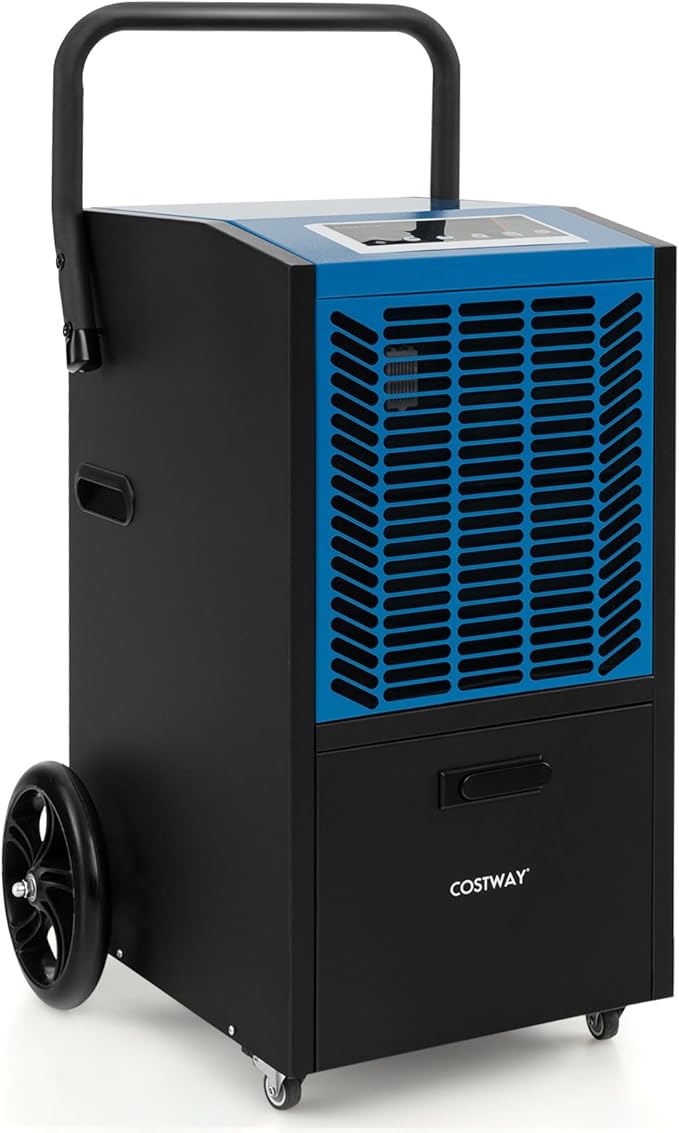 COSTWAY Commercial Dehumidifier, 4500 Sq.Ft Crawl Space Dehumidifier by COSTWAY