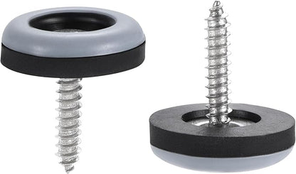 uxcell 19mm Furniture Feet Slider Glides Screw-in Chair Leg Protector Pads PTFE - Image 4
