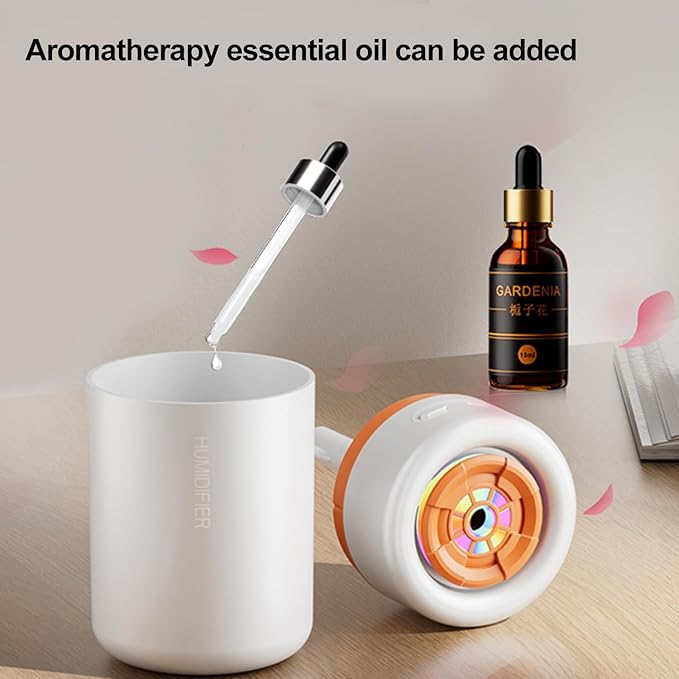Mini Humidifier, USB Personal Desktop Humidifier - Image 5