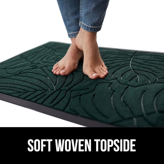 GORILLA GRIP 100% Waterproof All-Season WeatherMax Doormat US Designed Natural - Image 8