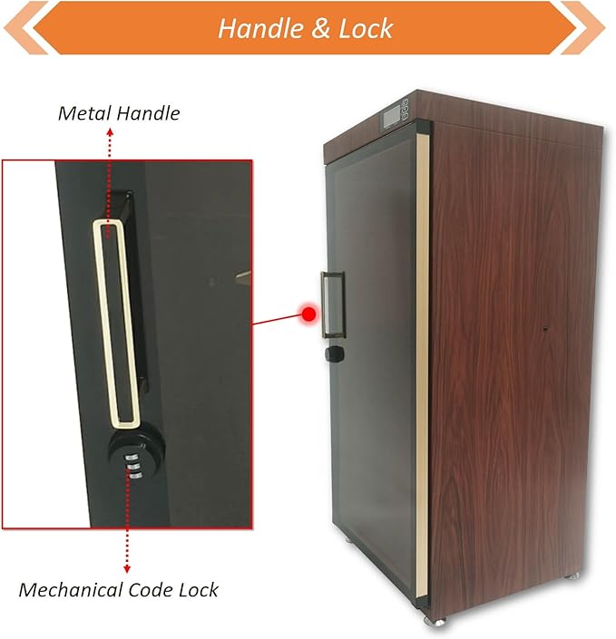 Musical Instrument Dehumidifying Dry Cabinet Box Bass Violin Display Case - Image 4