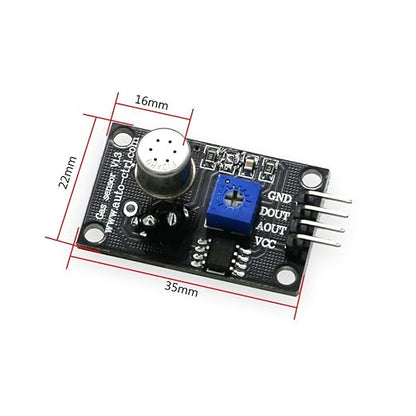 Taidacent TTL TGS2602 Air Quality Odor Gas Detection Sensor Module VOCs Ammonia - Image 3