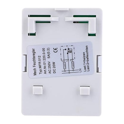 Mechanical Humidity Controller, 2-3 Pole Terminal, 12‑250V Input, Back Rail - Image 9