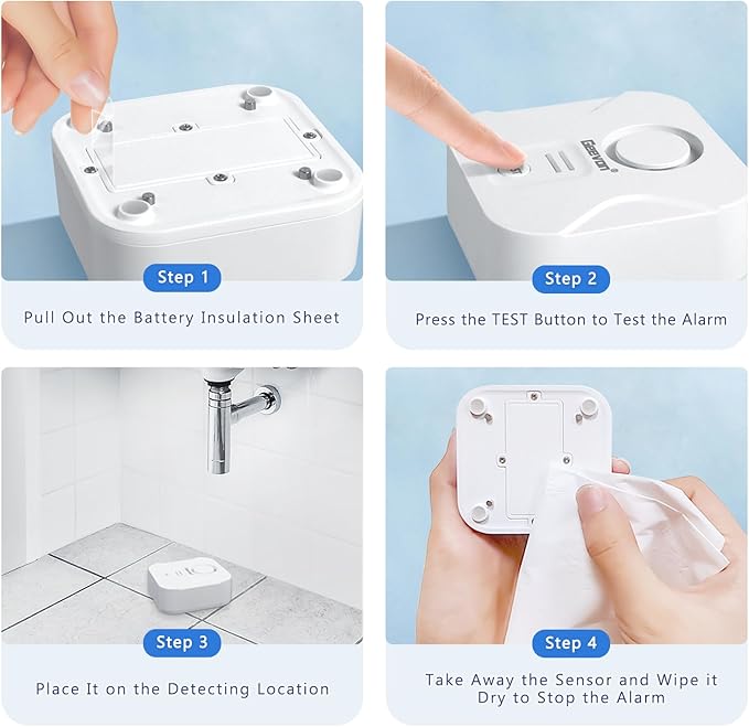 Geevon 2 Pack Water Leak Detectors - Image 8
