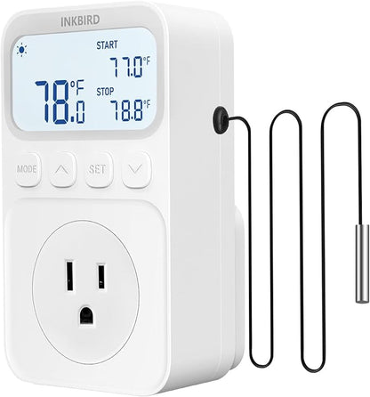 INKBIRD Digital Thermostat Outlet Temperature Controller Outlet Socket by Inkbird